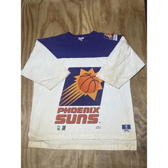 Phoenix Suns Nutmeg T-Shirt NBA Basketball Vintage 90s Men XL Made in the USA H6 - Picture 1 of 7